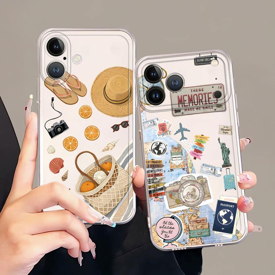 Travel Accessories Iphone - Прозрачный противоударный чехол для iPhone 17,