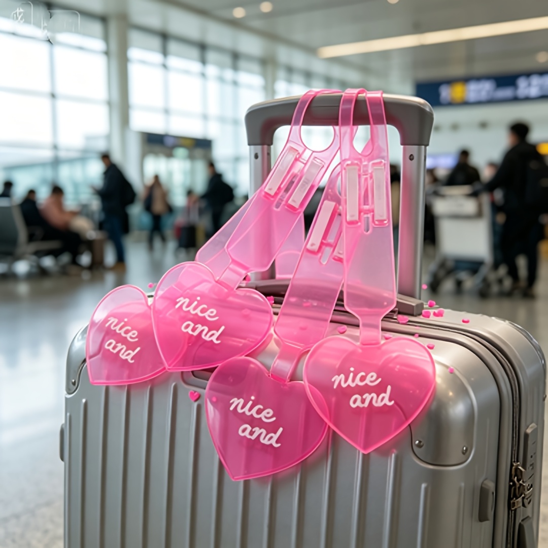 Travel Accessories Unique - 4 шт. флуоресцентных багажных бирок в
