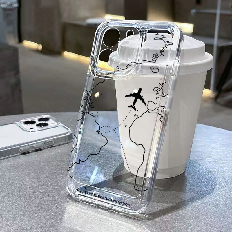 Travel Accessories Iphone - Прозрачный мягкий чехол для iPhone 17