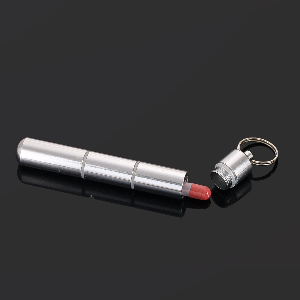 Travel Accessories Europe - Брелок из нержавеющей стали, капсула, водонепроницаемый