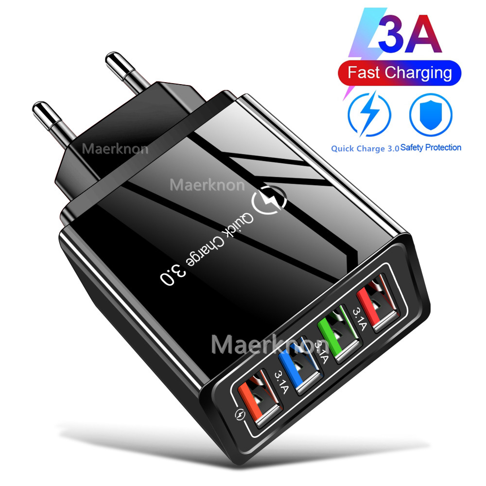 Зарядное устройство с 4 USB-по – обзор и цена Travel Accessories Iphone