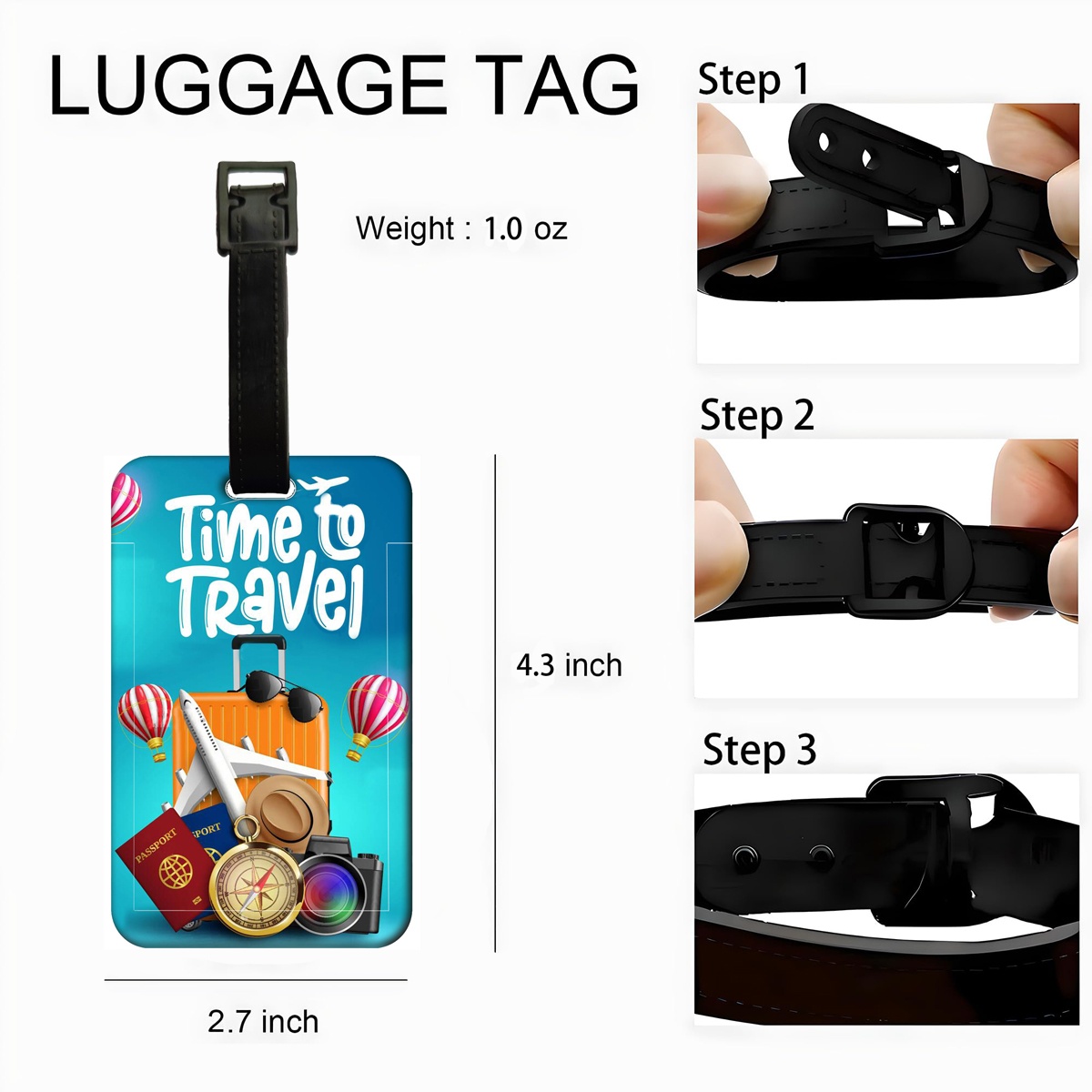 Бирка для багажа в стиле Trave – обзор и цена Travel Accessories Unique